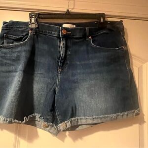 Loft Denim Blue Women's Shorts